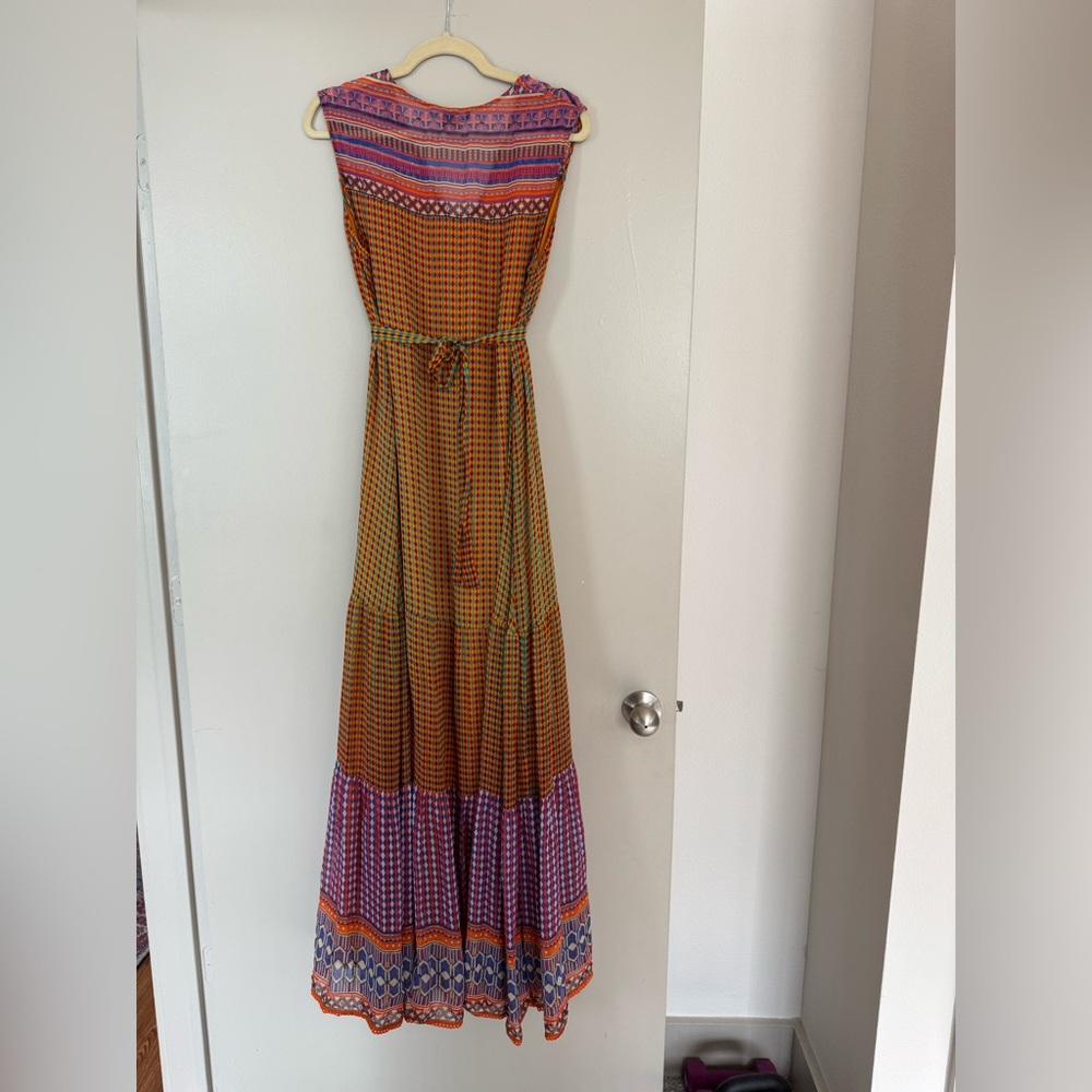 Tanvi Kedia Embroidered Multicolor Maxi Dress